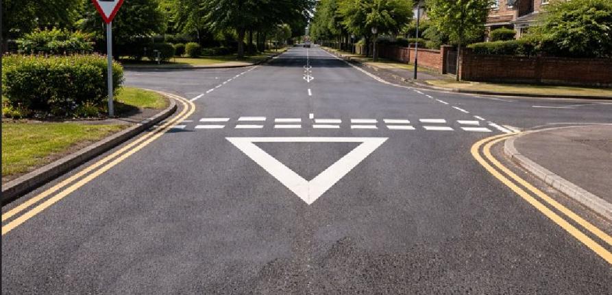 Give Way Road Markings